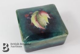 William Moorcroft Leaf and Berry Trinket Box and Cover