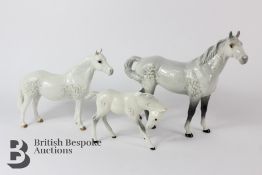 Three Beswick Horses including a Connemara Pony