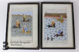 Pair of 19th Century Persian Paintings