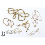 Miscellaneous 9ct Gold Chains