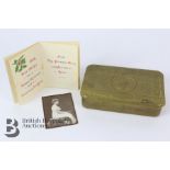 WWI Princess Mary Brass Tin, Letter and Photo