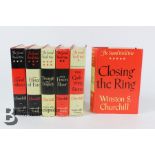 Collection of Winston S. Churchill WWII Books