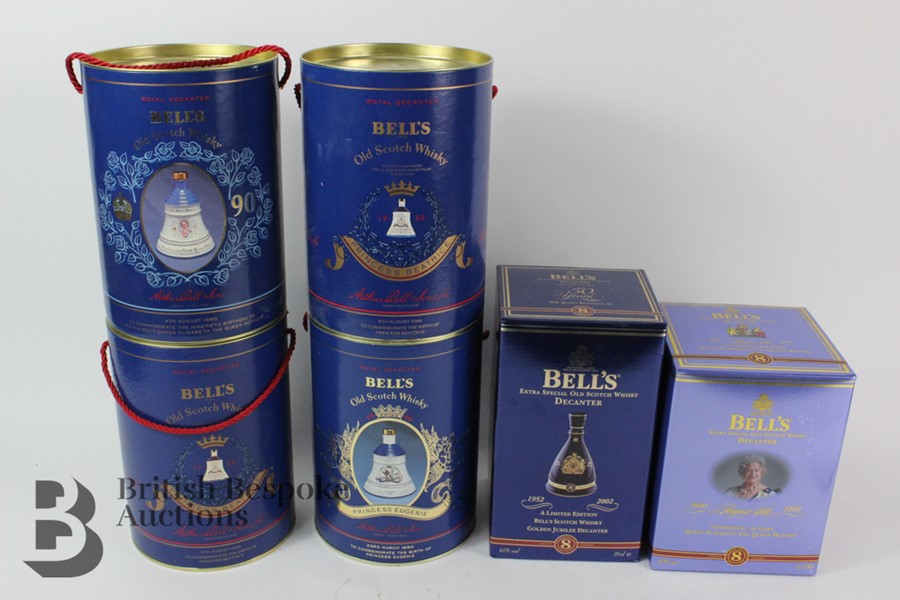 Old Bells Scotch Whisky Commemorative Royal Decanters - Image 2 of 2