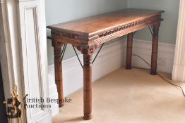 Indonesian Teak Console Table