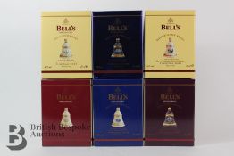 Bells Old Scotch Whisky New Millennium Christmas Decanters