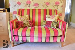 Candy Strip Two Seater Couch