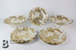 Royal Crown Derby 'Gold Aves' Porcelain