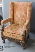 Victorian Baronial Arm Chair