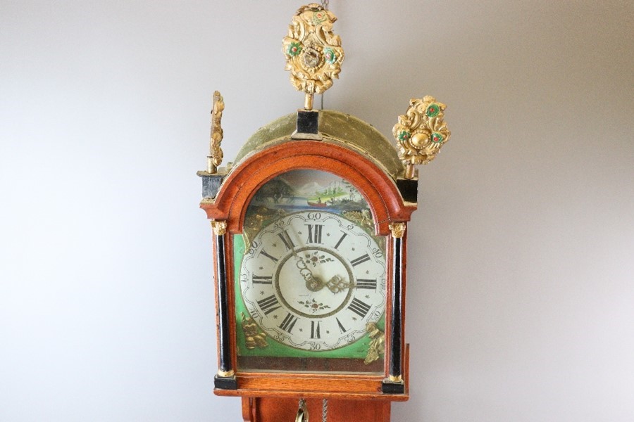 Late 19th Century Frisian Island Tail Clock - Image 3 of 6