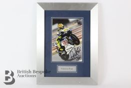 Valentino Rossi Signed and Framed Colour Photograph