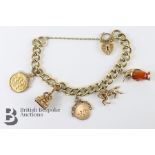 9ct Yellow Gold Charm Bracelet