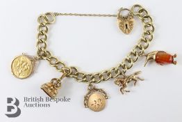 9ct Yellow Gold Charm Bracelet