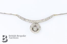 Impressive 18ct White Gold Diamond Necklace