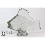 Large Rene Lalique Glass Fish