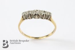 18ct Gold Five Stone Diamond Ring