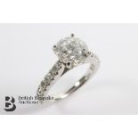 18ct White Gold Diamond Ring