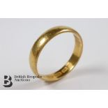 22ct Gold Wedding Band