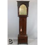 Scottish George III Stained Mahogany Longcase Clock