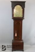 Scottish George III Stained Mahogany Longcase Clock