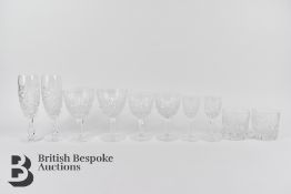 Large Quantity of Tudor Crystal Glasses