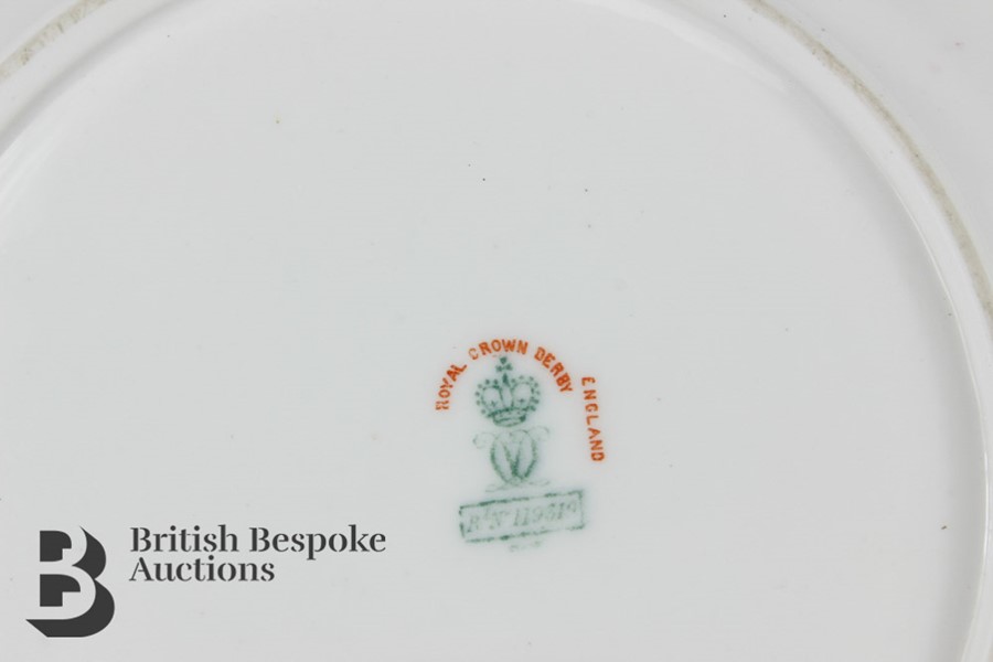 Three Royal Crown Derby Cabinet Plates - Image 10 of 10