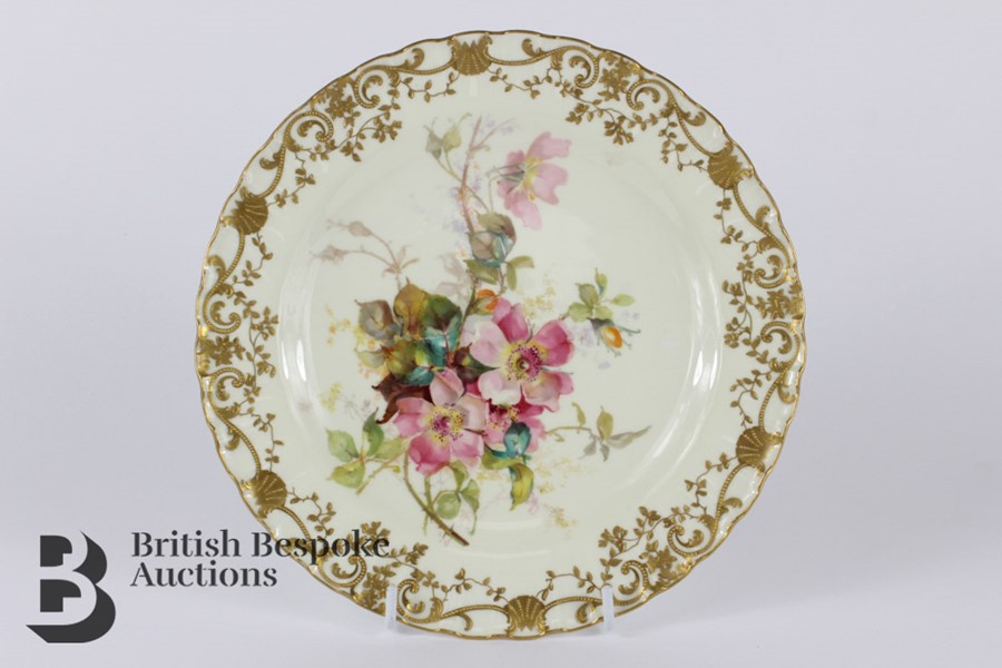 Three Royal Crown Derby Cabinet Plates - Image 9 of 10