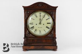 19th Century English Mahogany Cased Bracket Clock