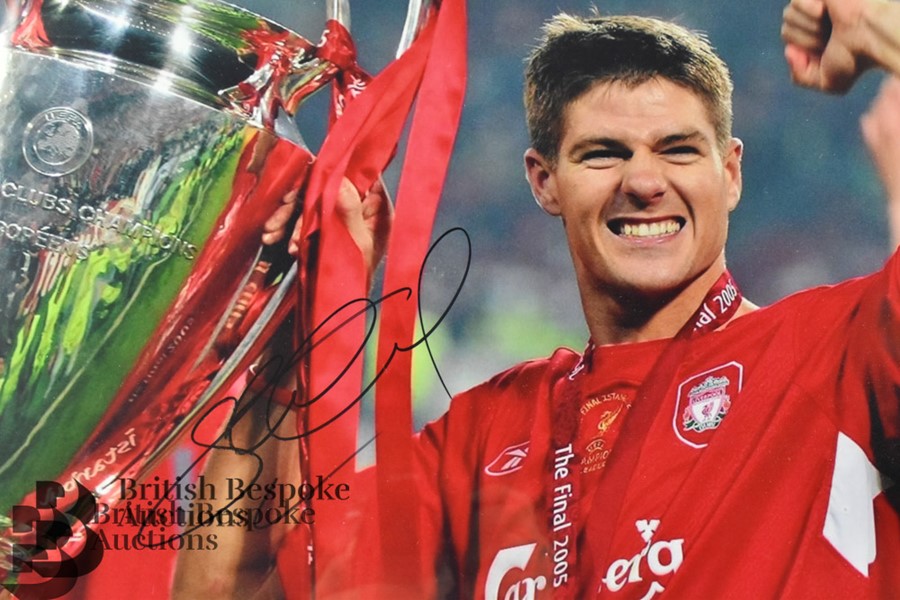 Steven Gerrard and Fernando Torres Signed Photographs - Image 2 of 5