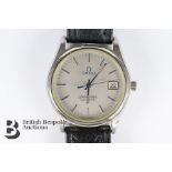 Gentleman's Stainless Steel Omega Seamaster Quartz Wrist Watch