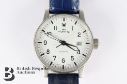 Gentleman's Fortis Stainless Steel Wrist Watch