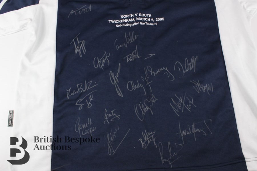 Signed Rugby Shirt from Rugby Aid 2005 Northern VS Southern Hemisphere - Image 2 of 4