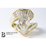 An Impressive 18ct Yellow Gold Diamond Ring