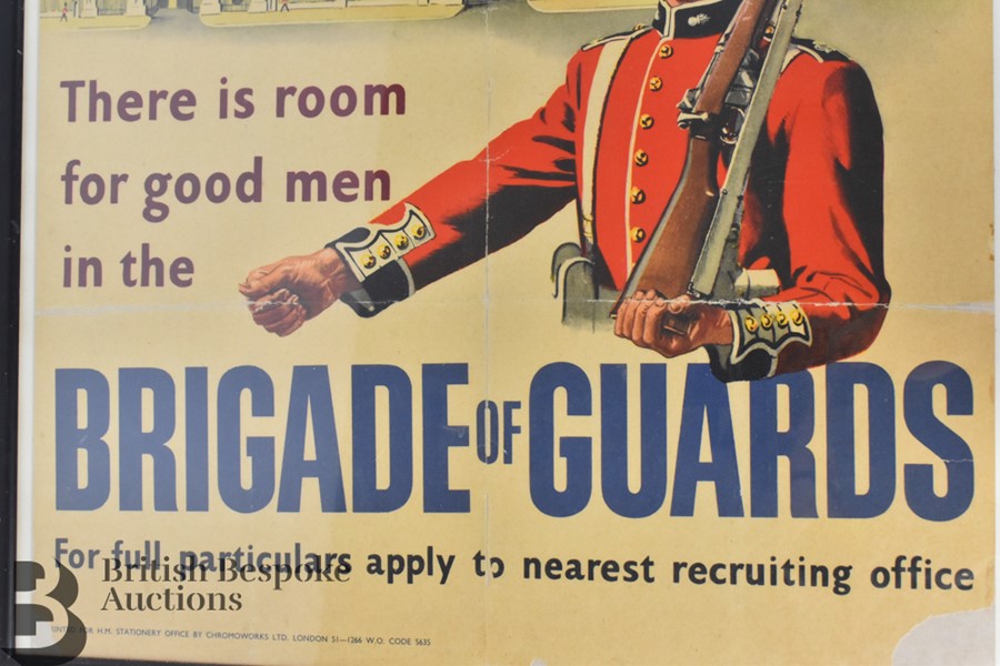 Vintage Brigade of Guards Recruiting Poster - Image 4 of 4