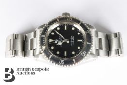 Gentleman's Stainless Steel 1978 Rolex Submariner Wrist Watch