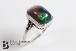 Stunning 3.08ct Black Opal Ring