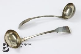 Pair of George IV Toddy Ladles