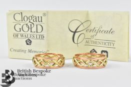 Pair of Welsh Clogau Gold Wedding Bands