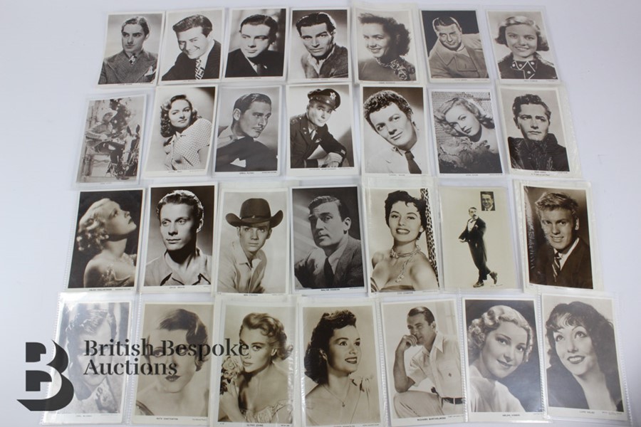 Approx. 100 Real Photographic Vintage Film Star Postcards - Image 6 of 6