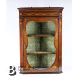 Edwardian Mahogany Corner Cupboard