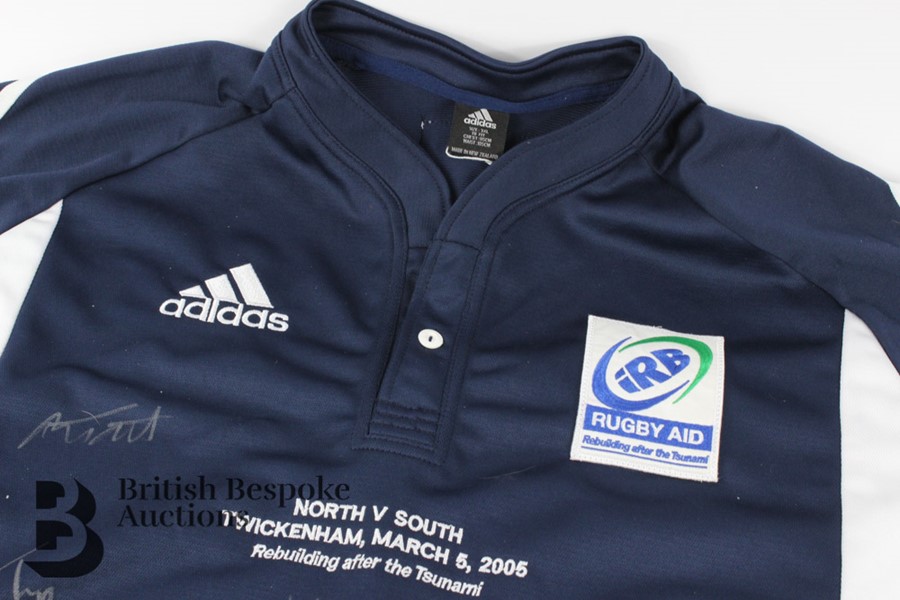 Signed Rugby Shirt from Rugby Aid 2005 Northern VS Southern Hemisphere - Image 4 of 4