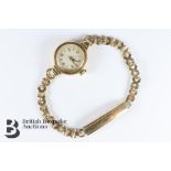 Lady's 9ct Gold Wrist Watch