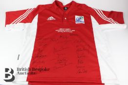 Signed Rugby Shirt from Rugby Aid Northern VS Southern Hemisphere