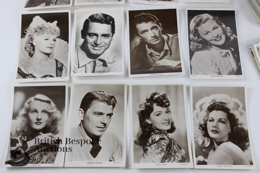 Approx. 100 Real Photographic Vintage Film Star Postcards - Image 3 of 6