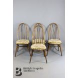 An Ercol Table and Four Chairs