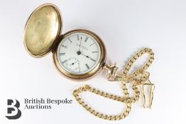 American Waltham Gold Plated Pocket Watch