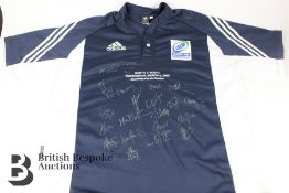 Signed Rugby Shirt from Rugby Aid 2005 Northern VS Southern Hemisphere