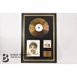 Lena Horne Signed and Framed Gold Disc