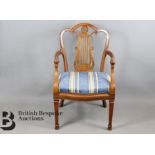 Heavy Antique Satinwood Chair