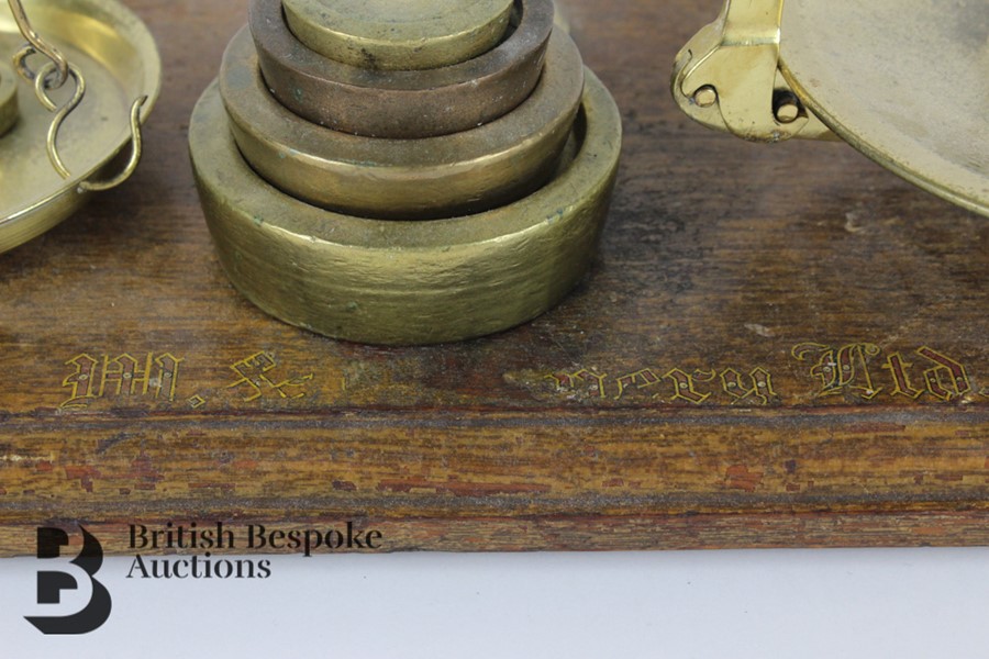 Set of 20th Century Brass Scales - Image 4 of 6