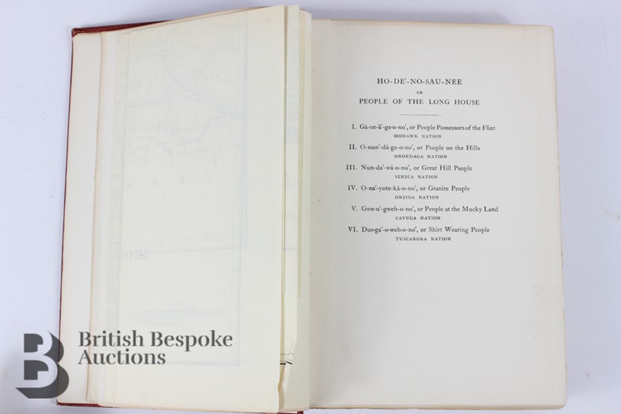 The League of the Iroquois 2 Vols 1901 and Report Indian Collection in Regent University 1850 - Image 13 of 31